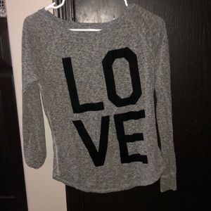 Grey American Eagle Long Sleeve